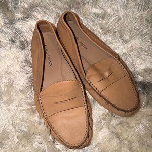 Michael Shannon Tan Leather Penny Loafers